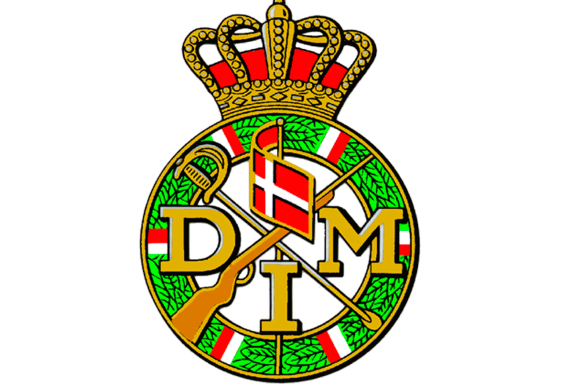 Dansk Militært Idrætsforbund logo