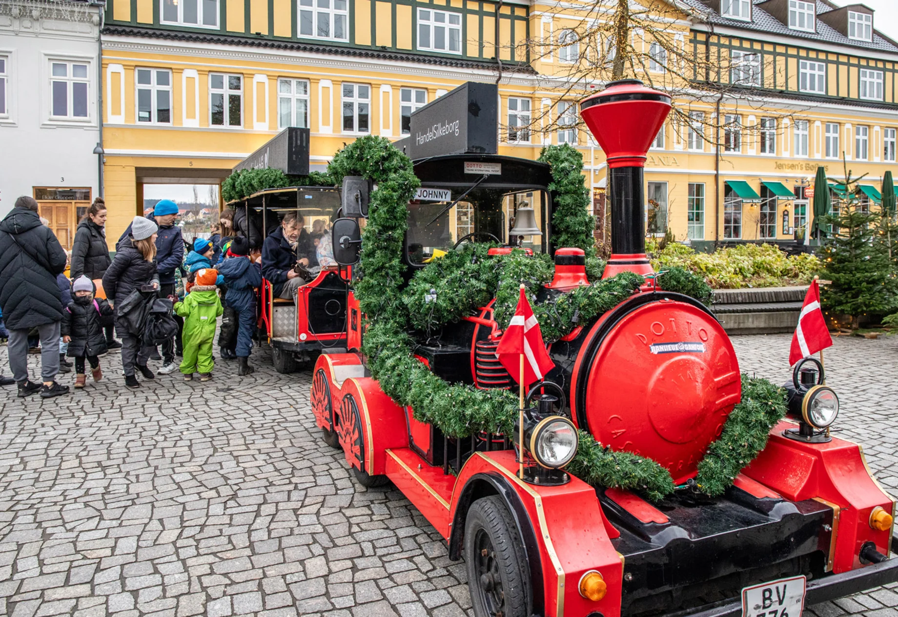 Jul på torvet i Silkeborg