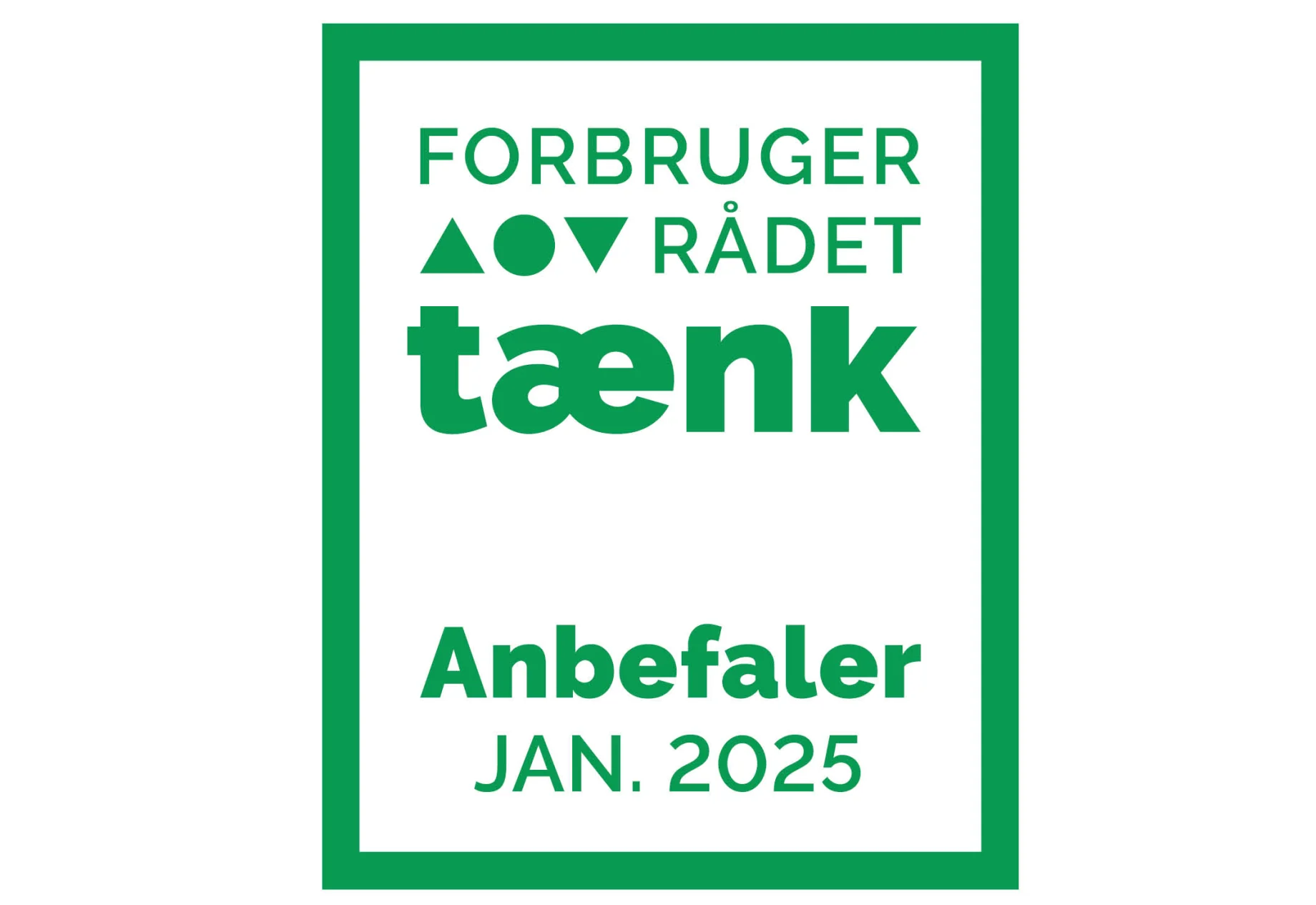 Husforsikring - Tænk anbefaler januar 2025
