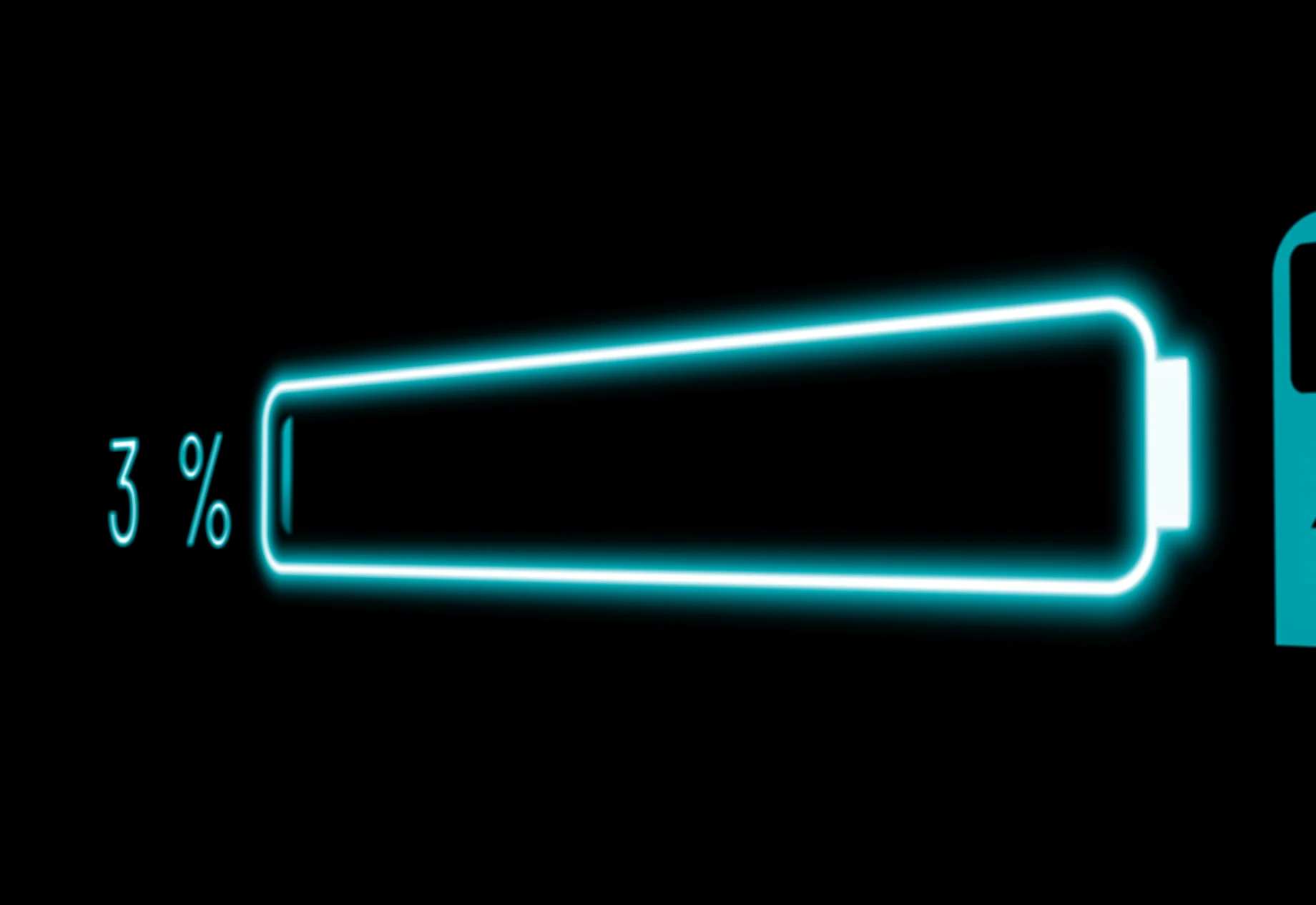 3 procent batteri tilbage i elbil før den skal oplades