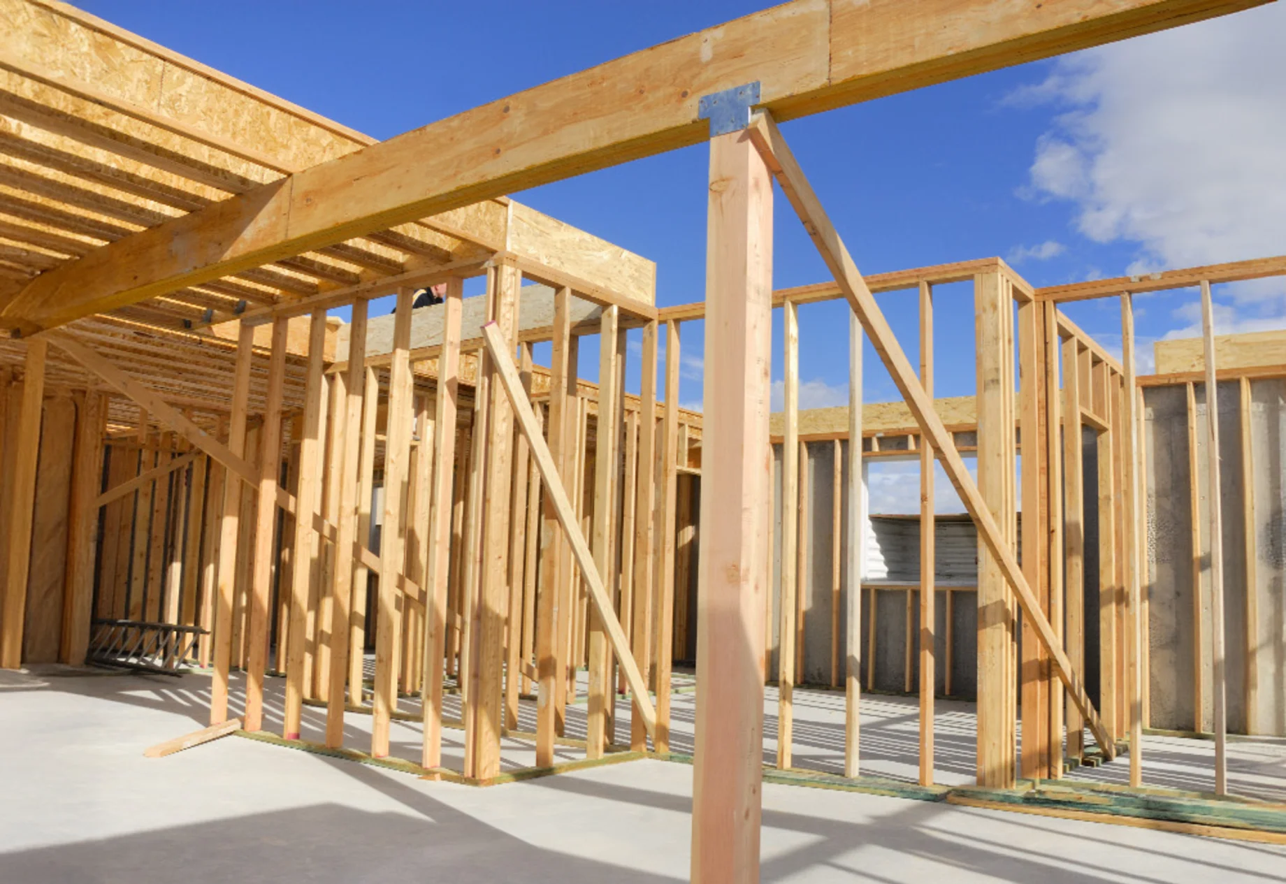 Hus under konstruktion