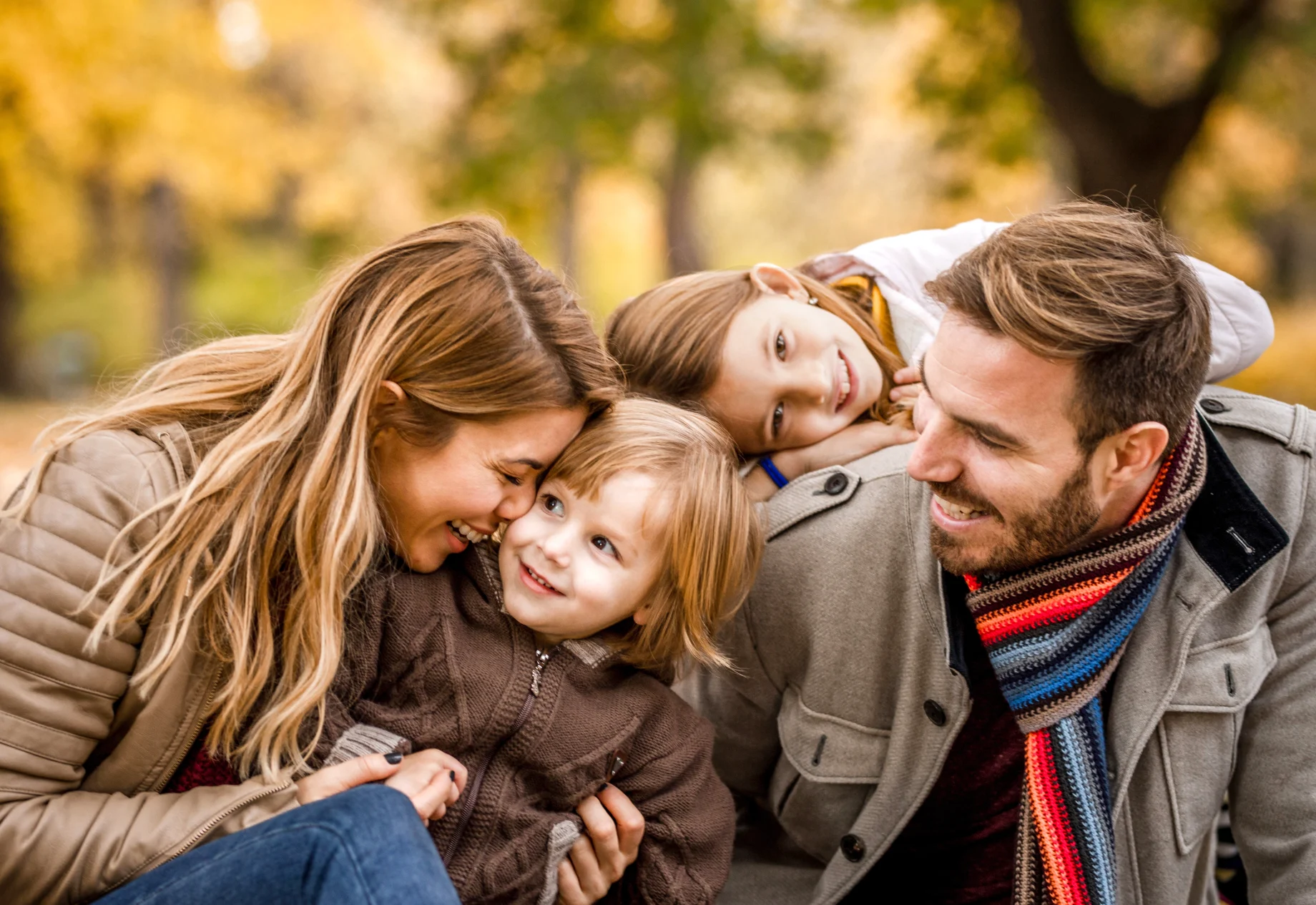 Familie efterår