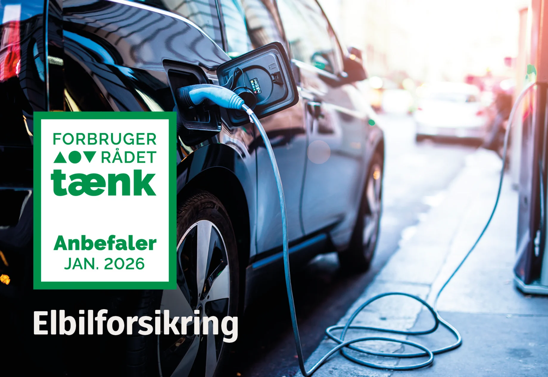 TÆNK anbefaler GF Forsikrings elbilforsikring