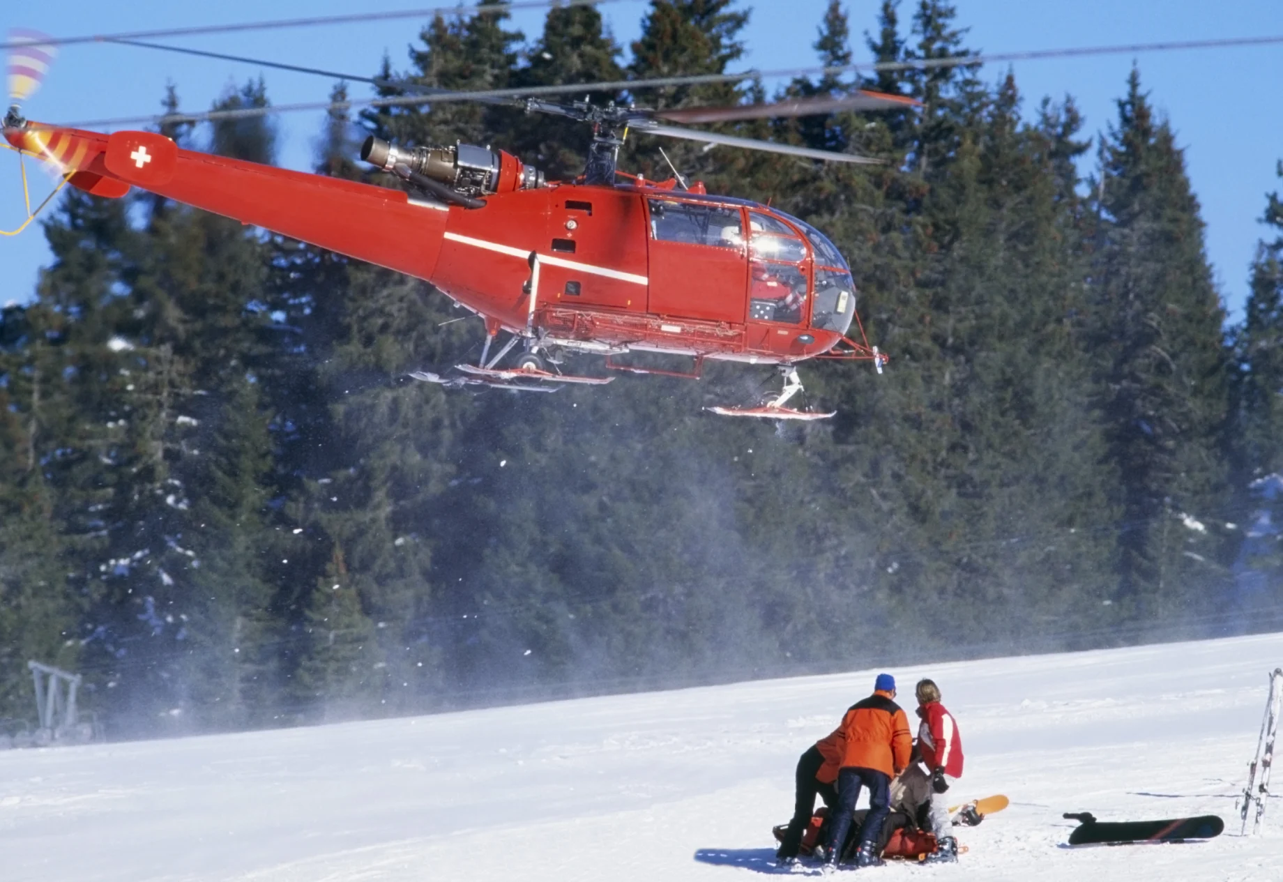 Uheld på ski