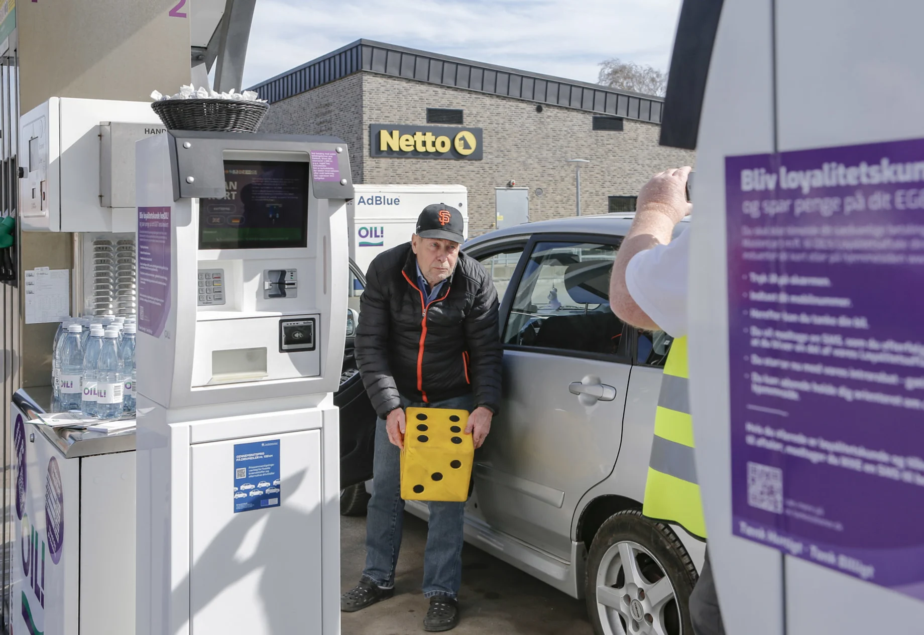 Fjerritslev blev fyldt med smil, når GF Skive, Thy og Mors og OIL bød på hygge og spændende tilbud