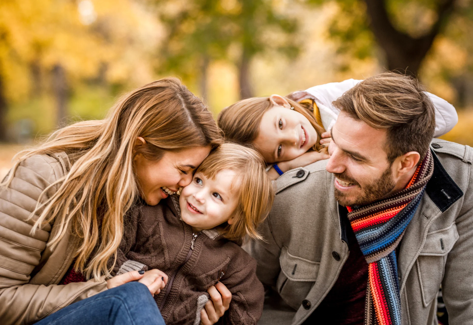 Familie efterår